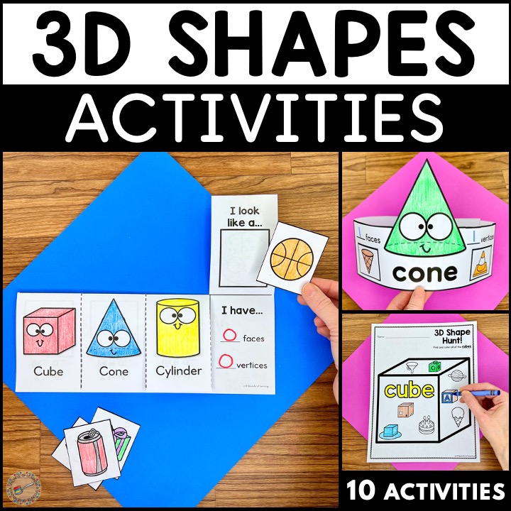 3D Shapes Activities - A Spoonful of Learning